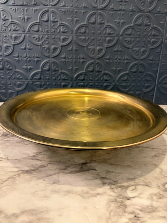 Brass Lazy Susan Tray