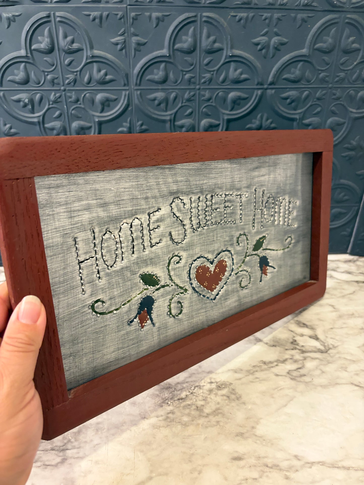 Home Sweet Home Punch Tin
