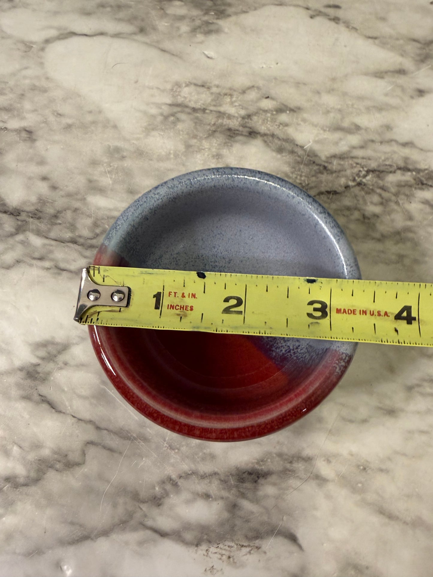 Small Red and Grey Pottery bowl
