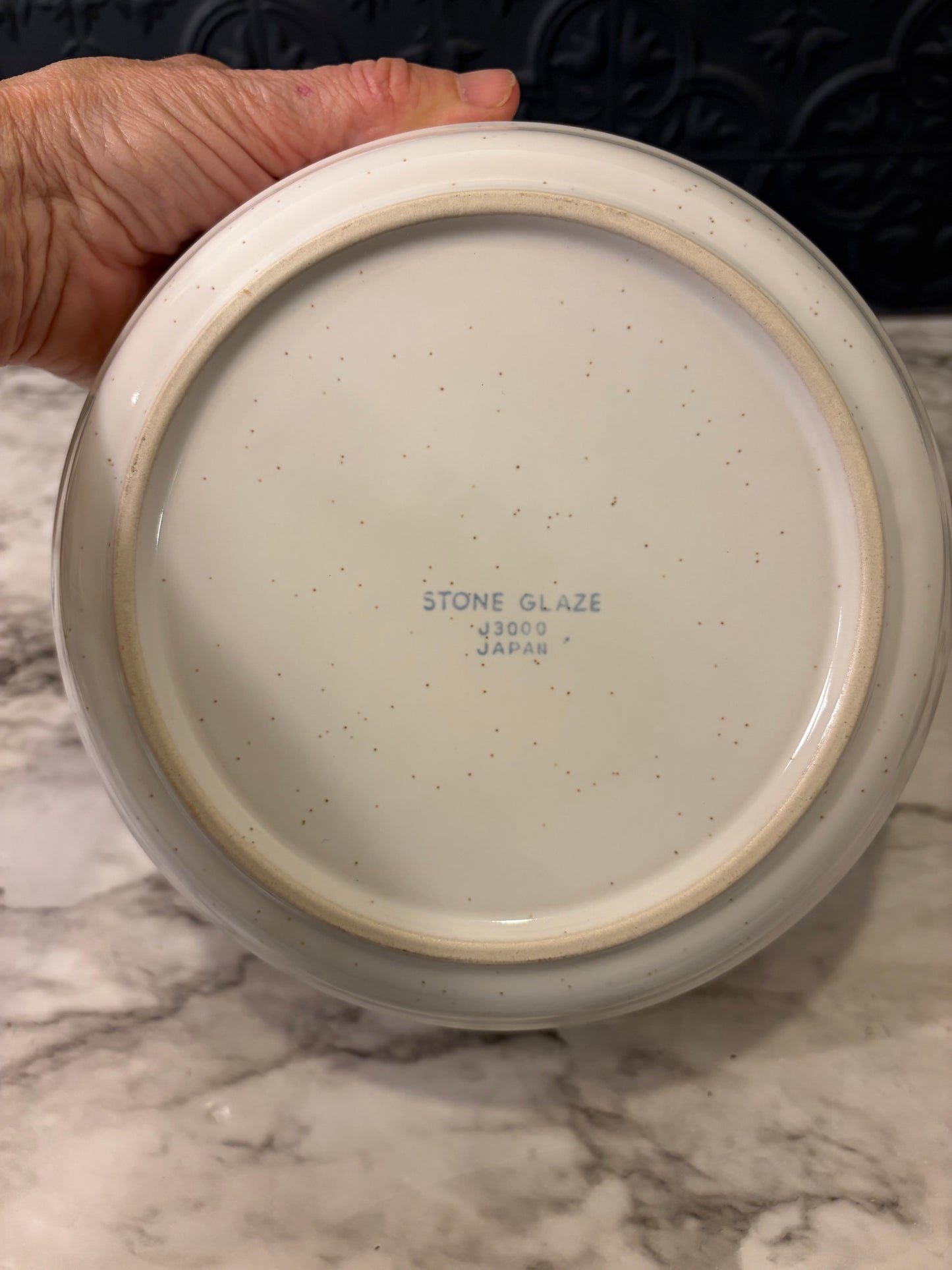 Japanese Stone Glaze Cream Bowl