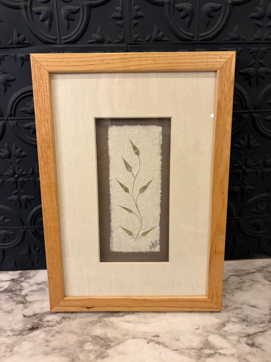 Pressed Botanical Art Framed