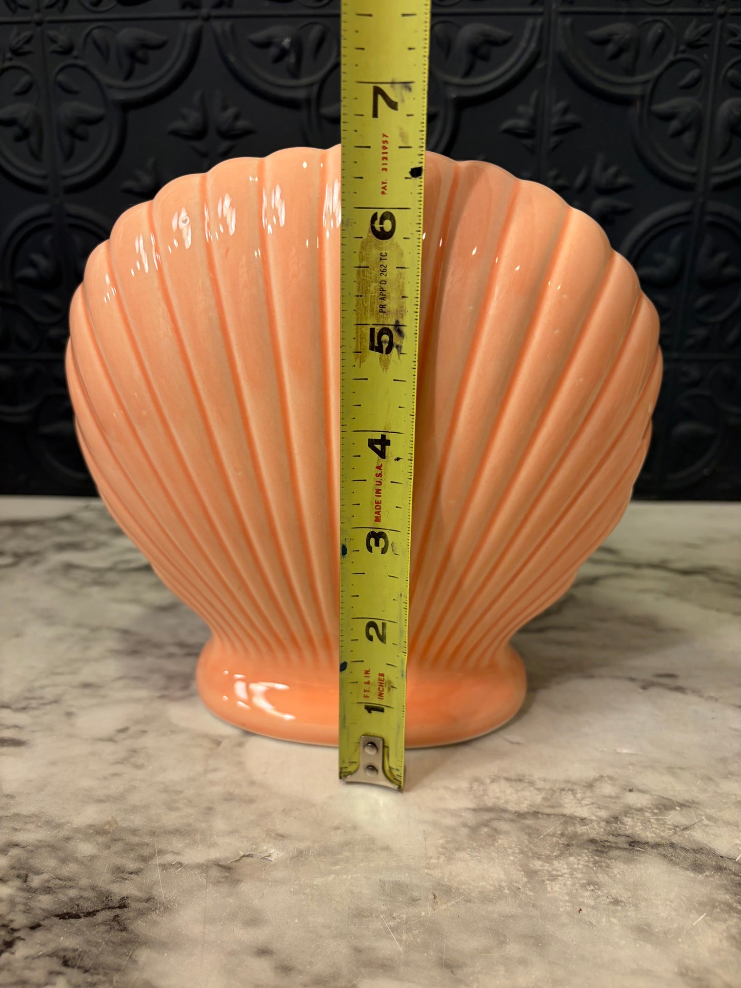 Peach Shell Planter Made in Japan