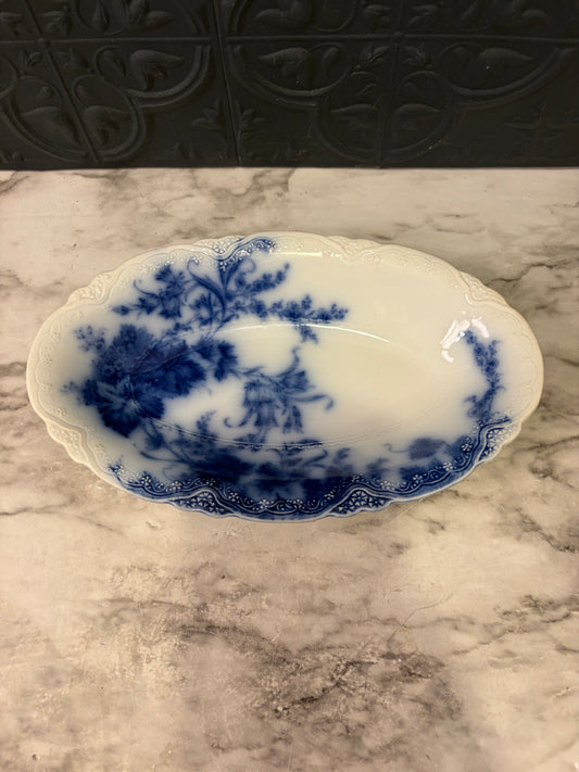 Alfred Meakin Oval Flow Blue Dish