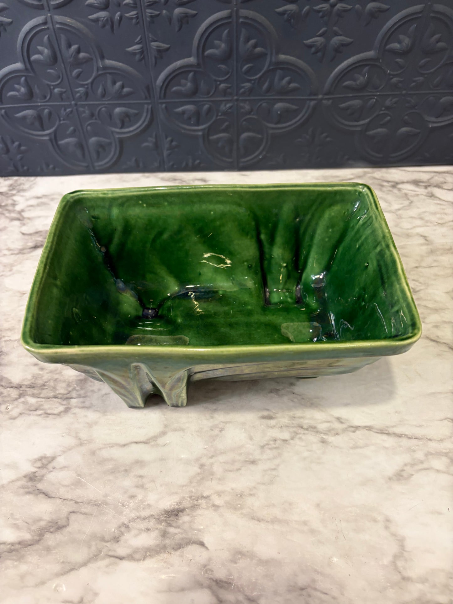 Cookson Green Pottery Planter