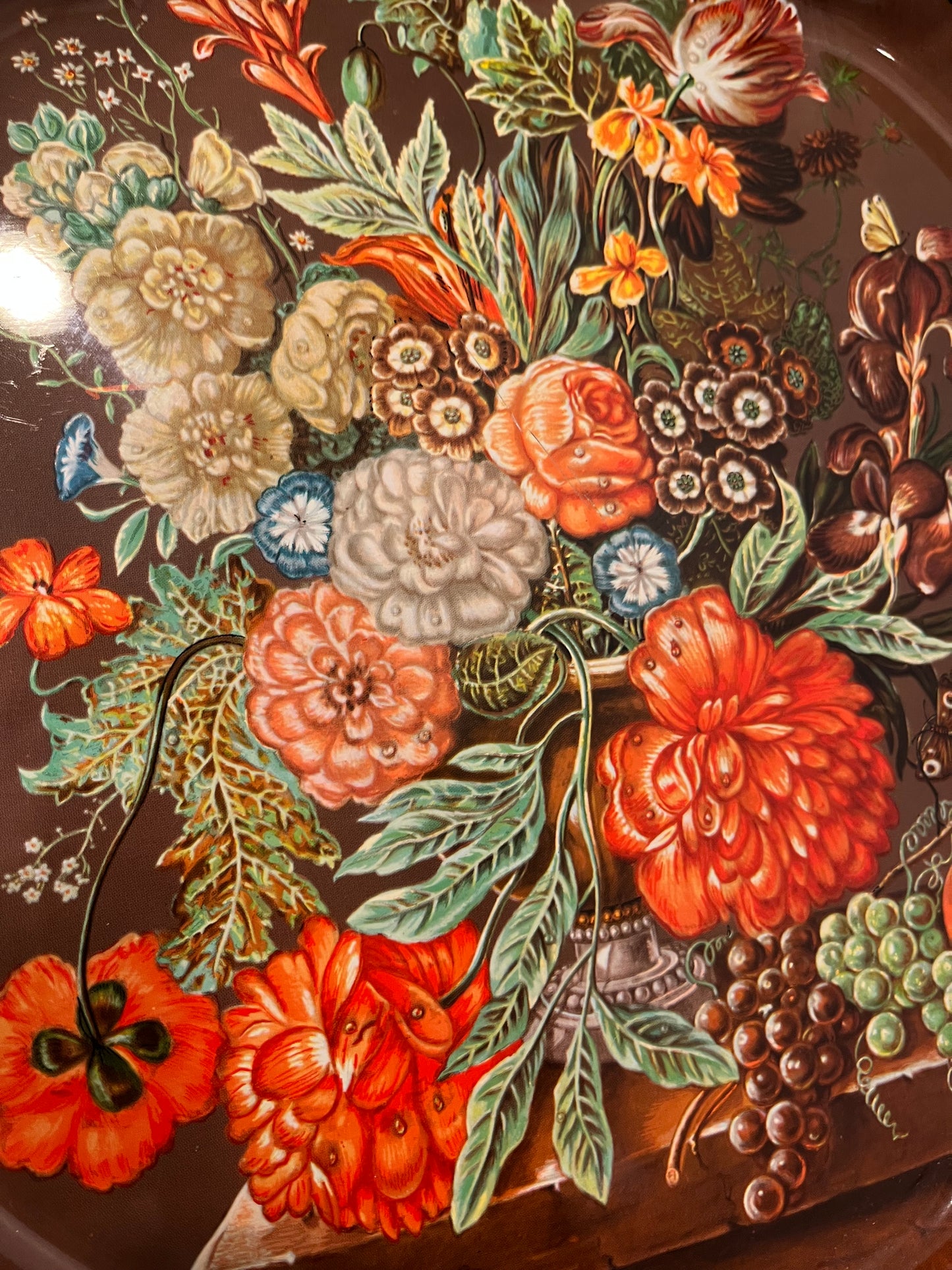 Daher Floral Tin Tray