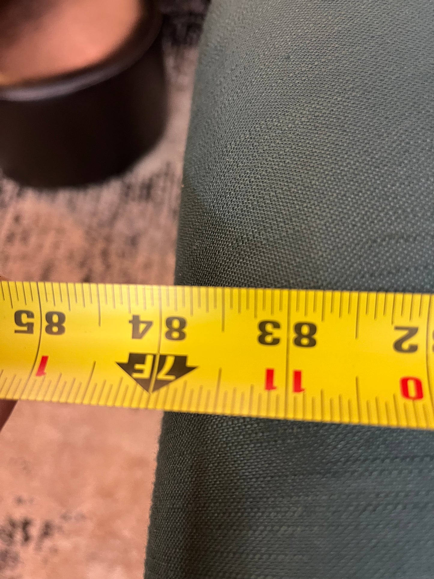 Teal Green Vintage Couch