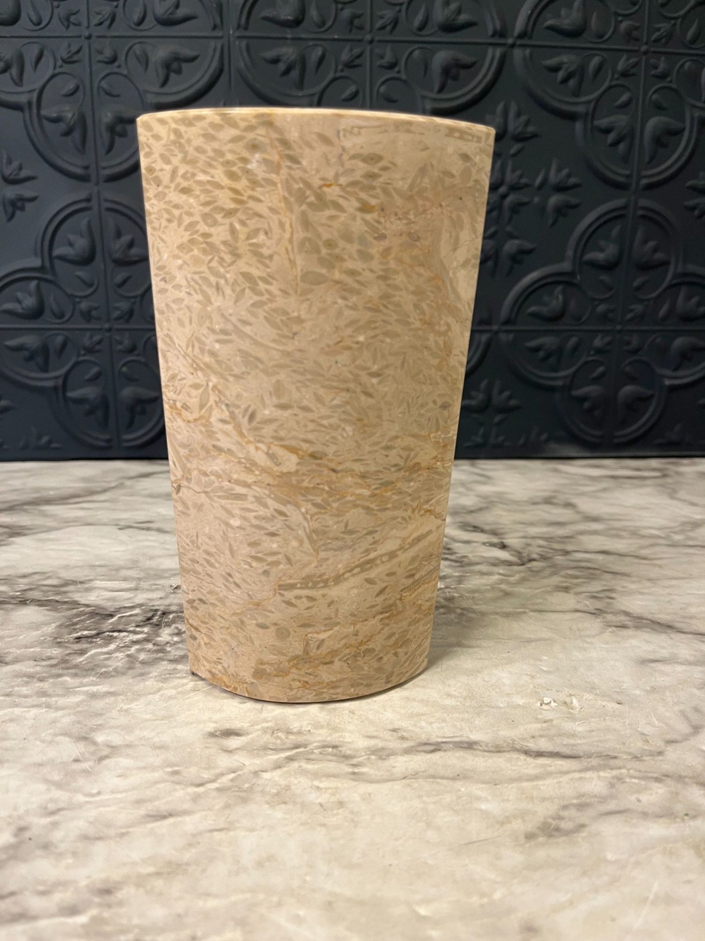 Fossil Marble Vase