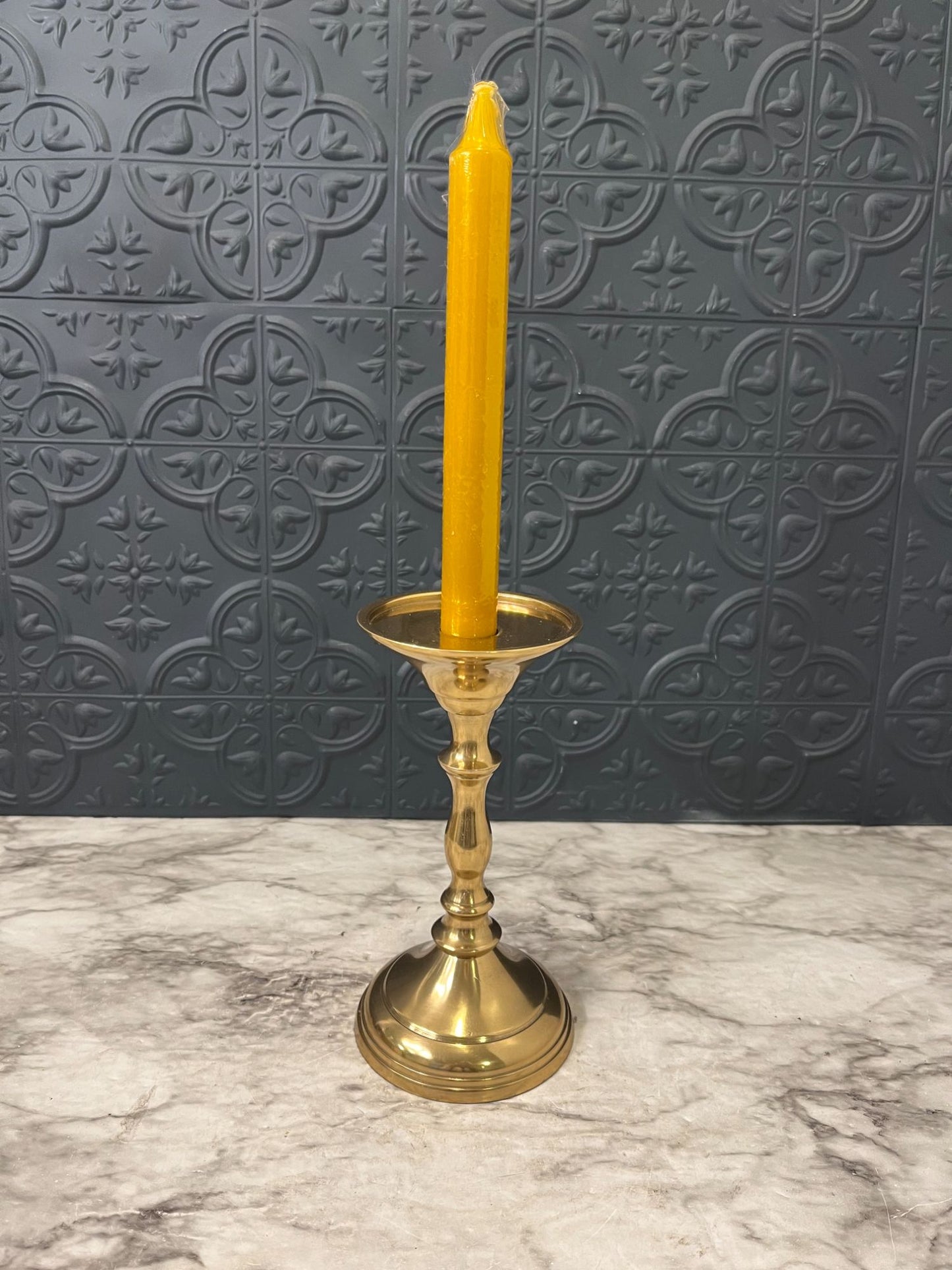 Brass Pillar/candle holder