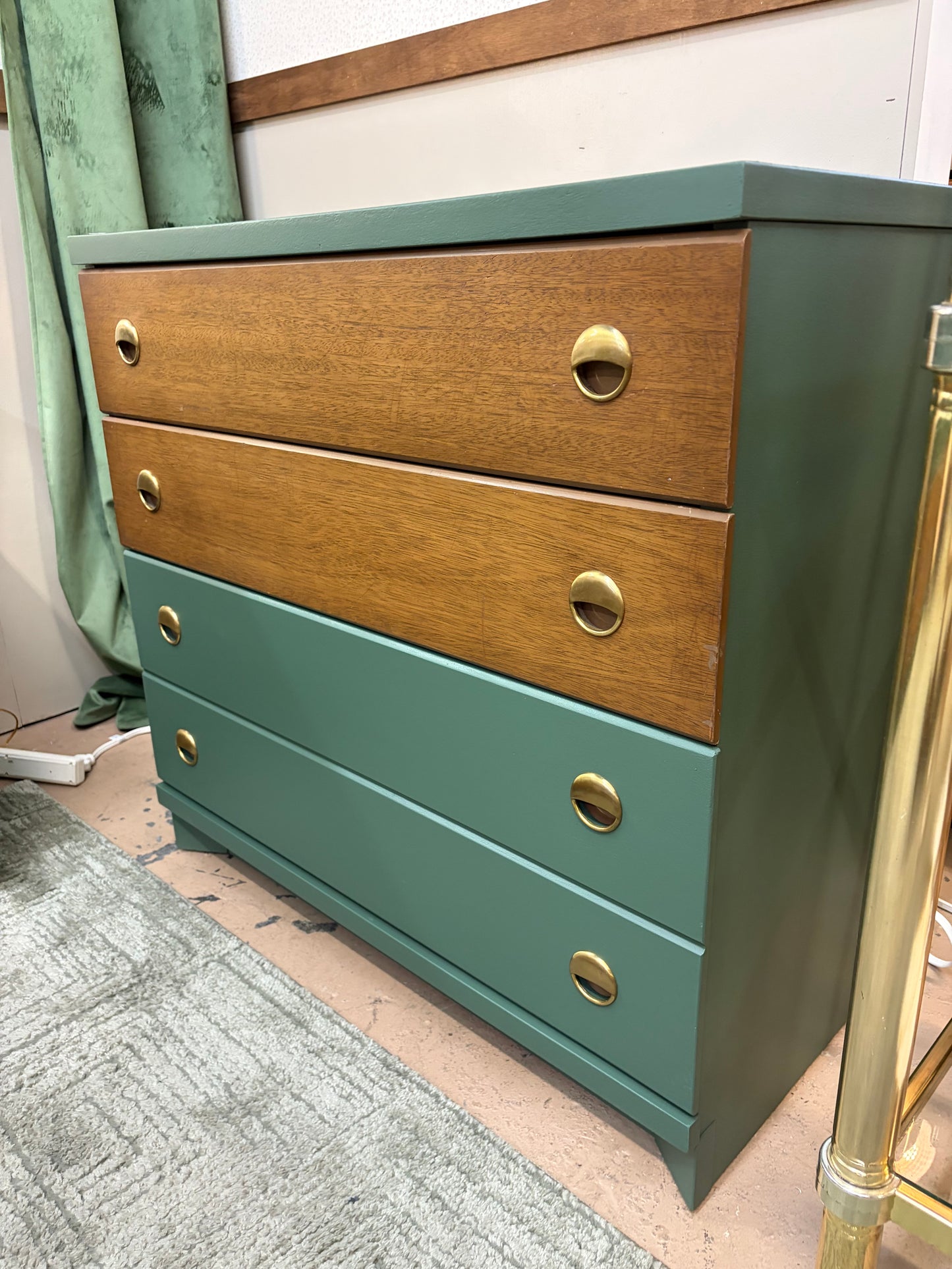 Small Bassett Dresser Painted Foxtrot