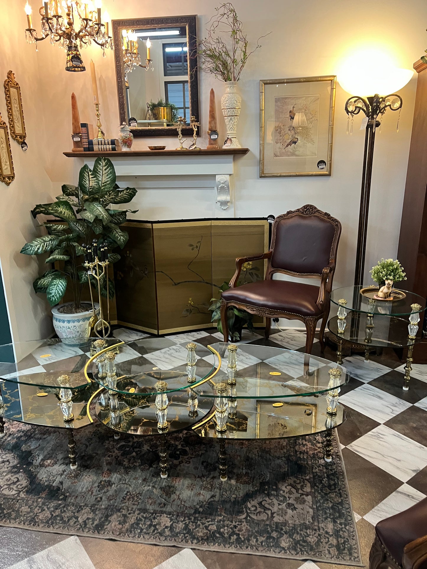 Goran of Belgium Hollywood Regency Table Set of 3