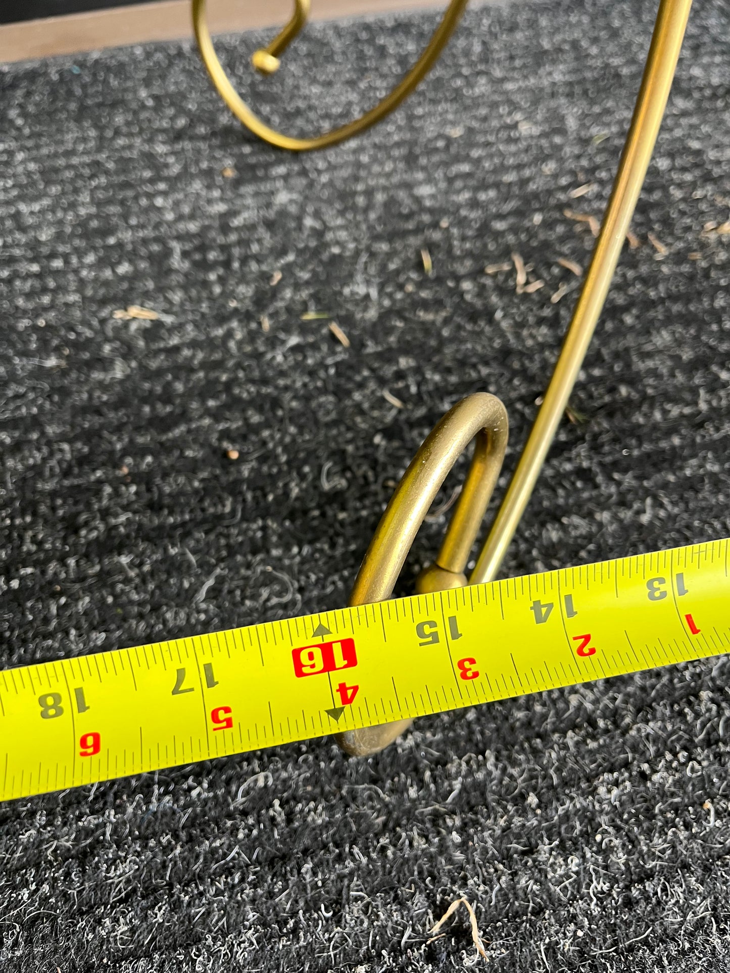 Round Gold and Glass Side Table 2 tier