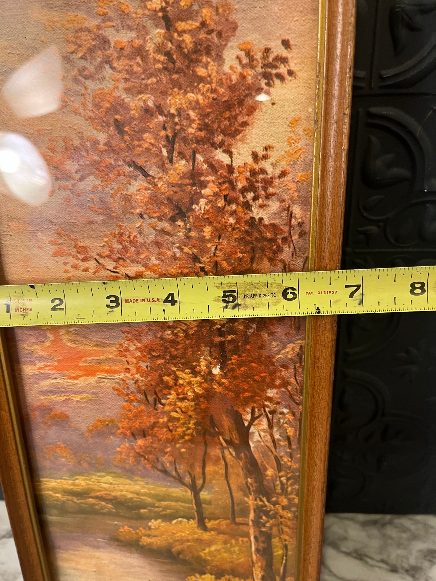 C Regan Framed  Season Print  Fall