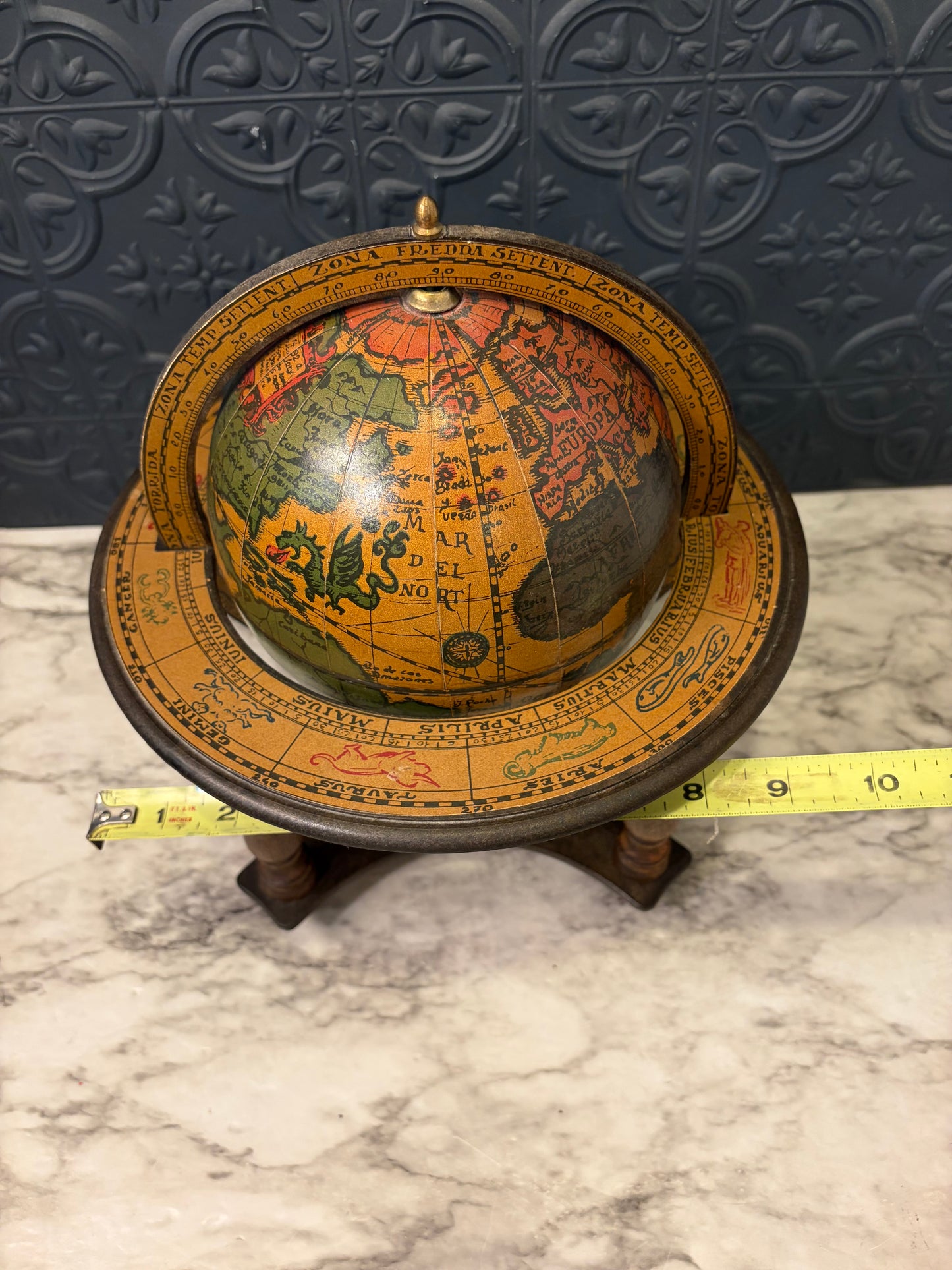 Old Globe in Round Stand