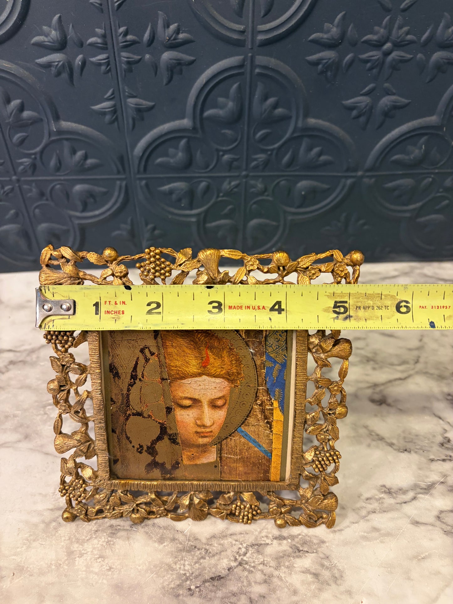 Golden Tears Framed in Ornate Gold Frame