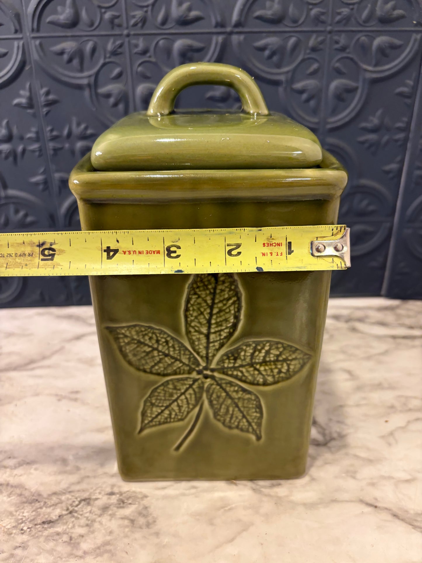 Lillian Vernon Green Canister