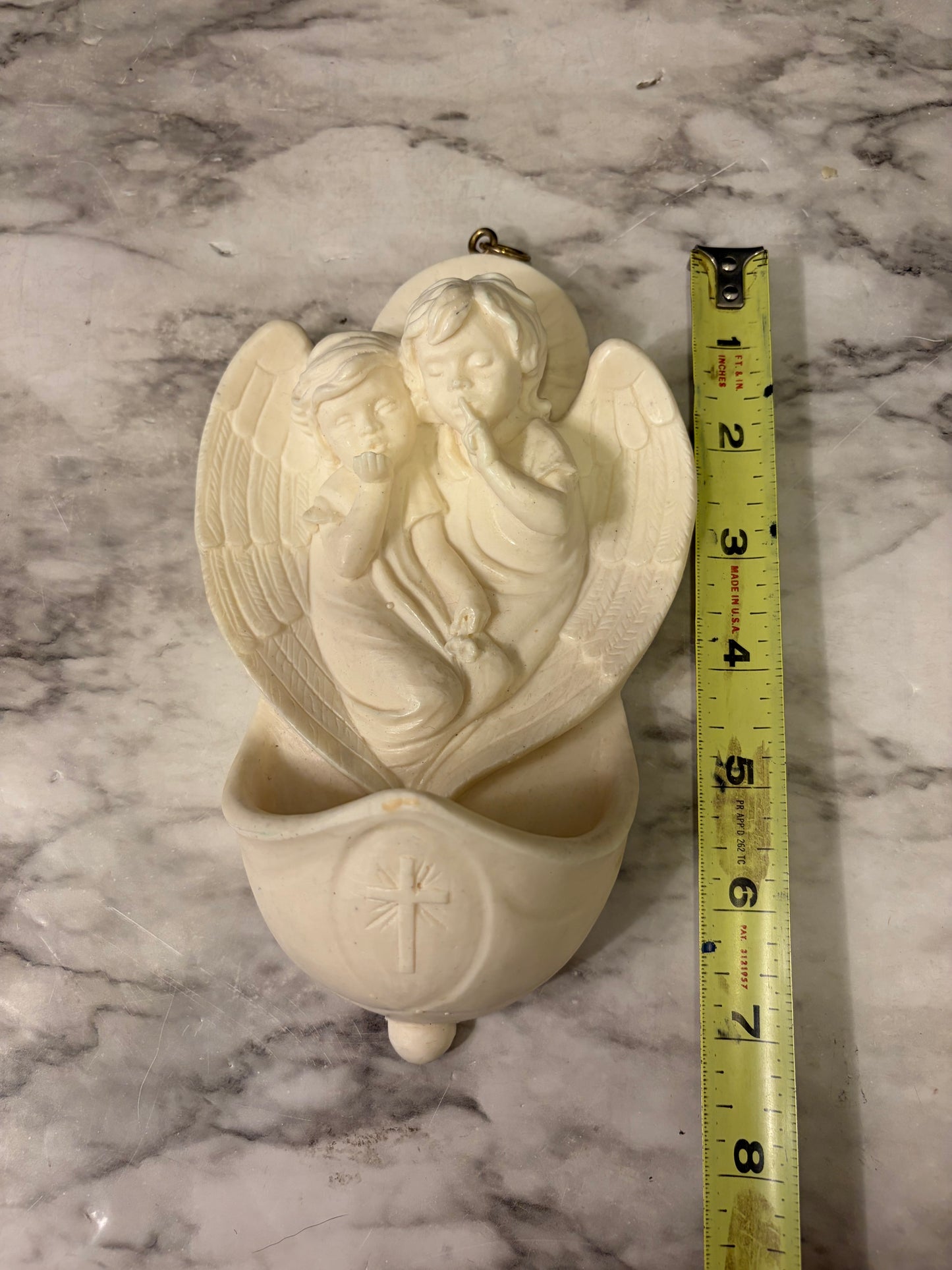 Italian Wall Pocket with Angels