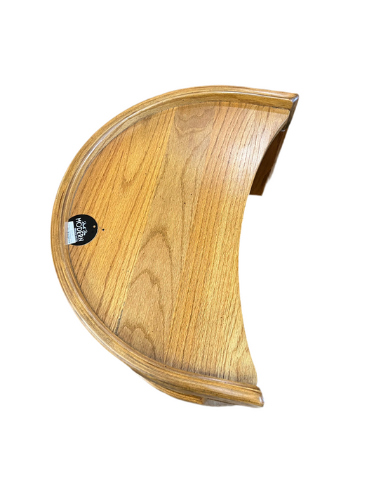 Half Moon Oak Bentwood Side Table