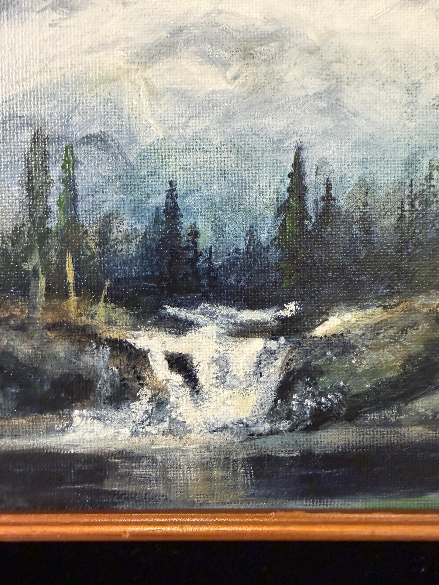 Original Mountain Series Waterfall by Jessie