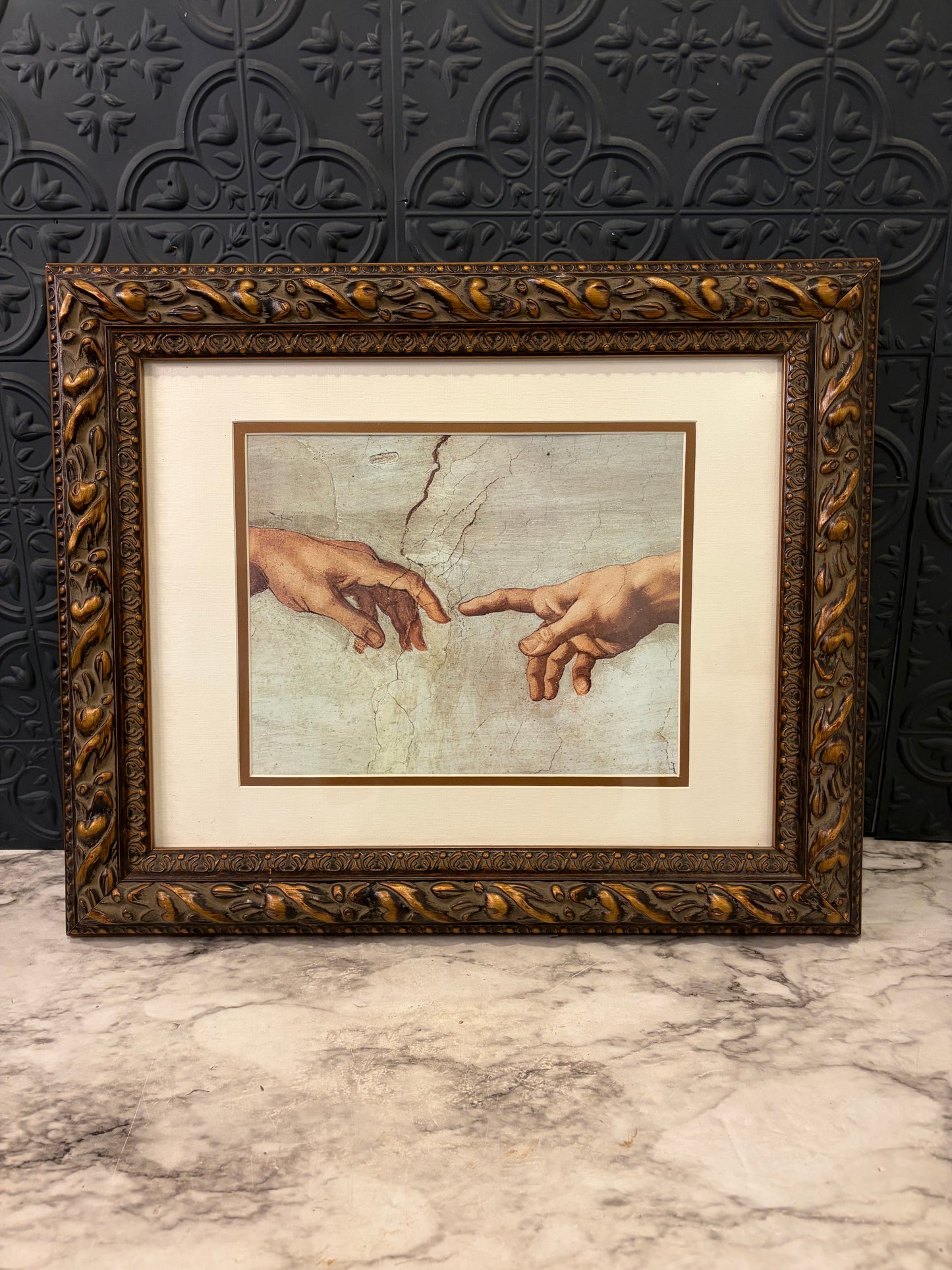 The Creation of Adam Print Framed