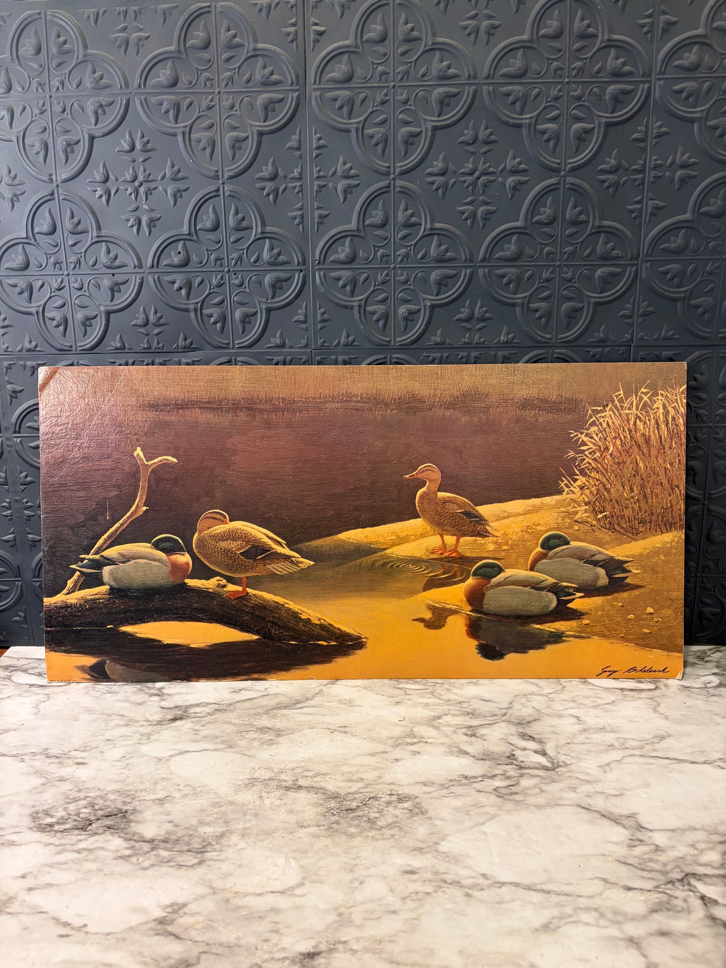 Secluded Rest Print on Board 12 x 24