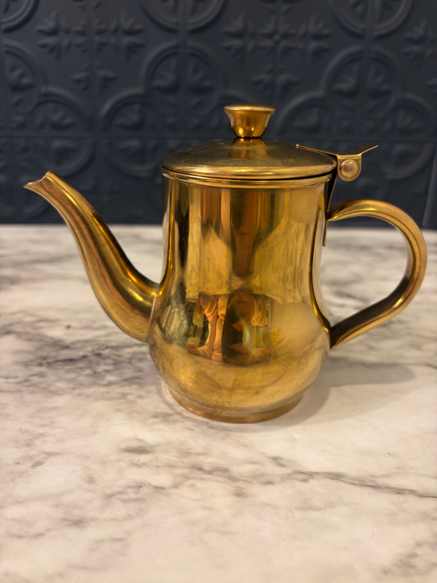 Brass Teapot Candle