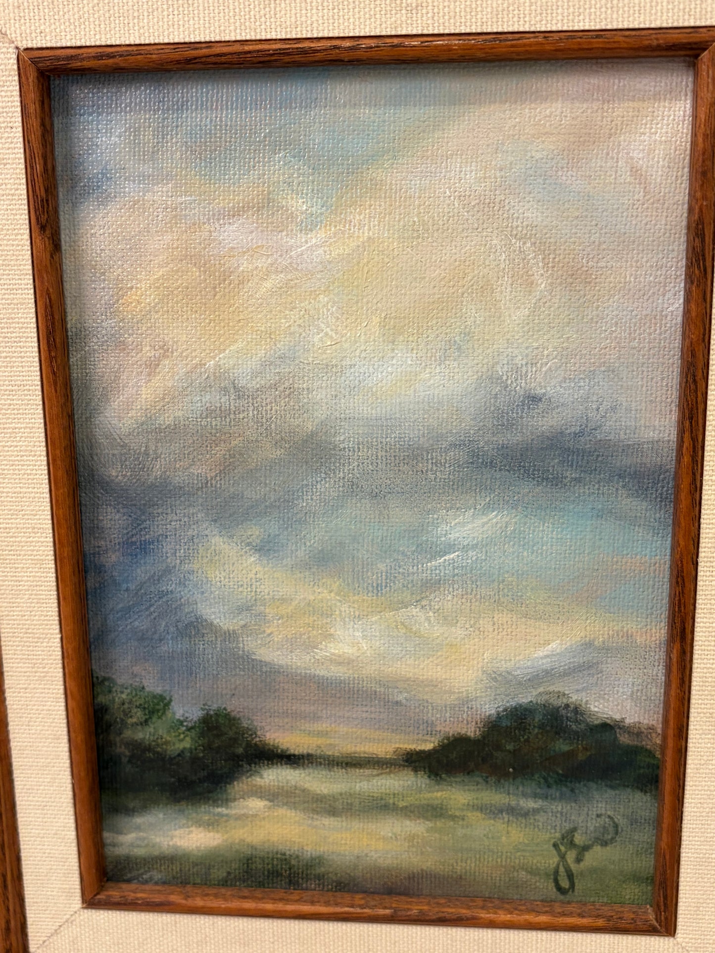 Cotton Candy Skies  Original Painting by Jessie