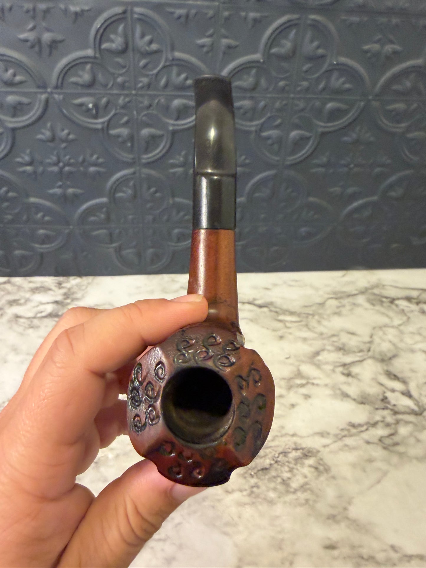 Carved Wood Pipe
