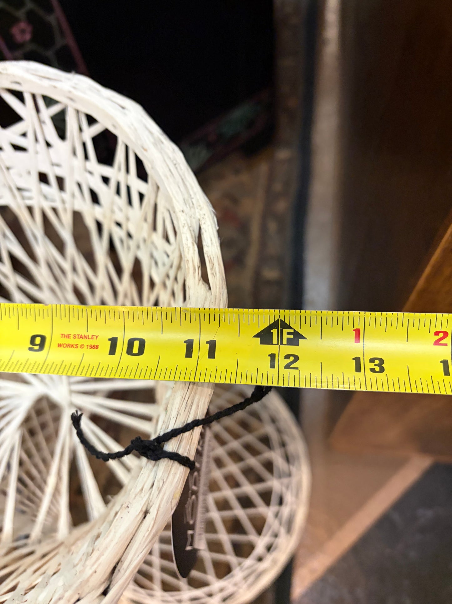 White Fiberglass Plant Stand Small