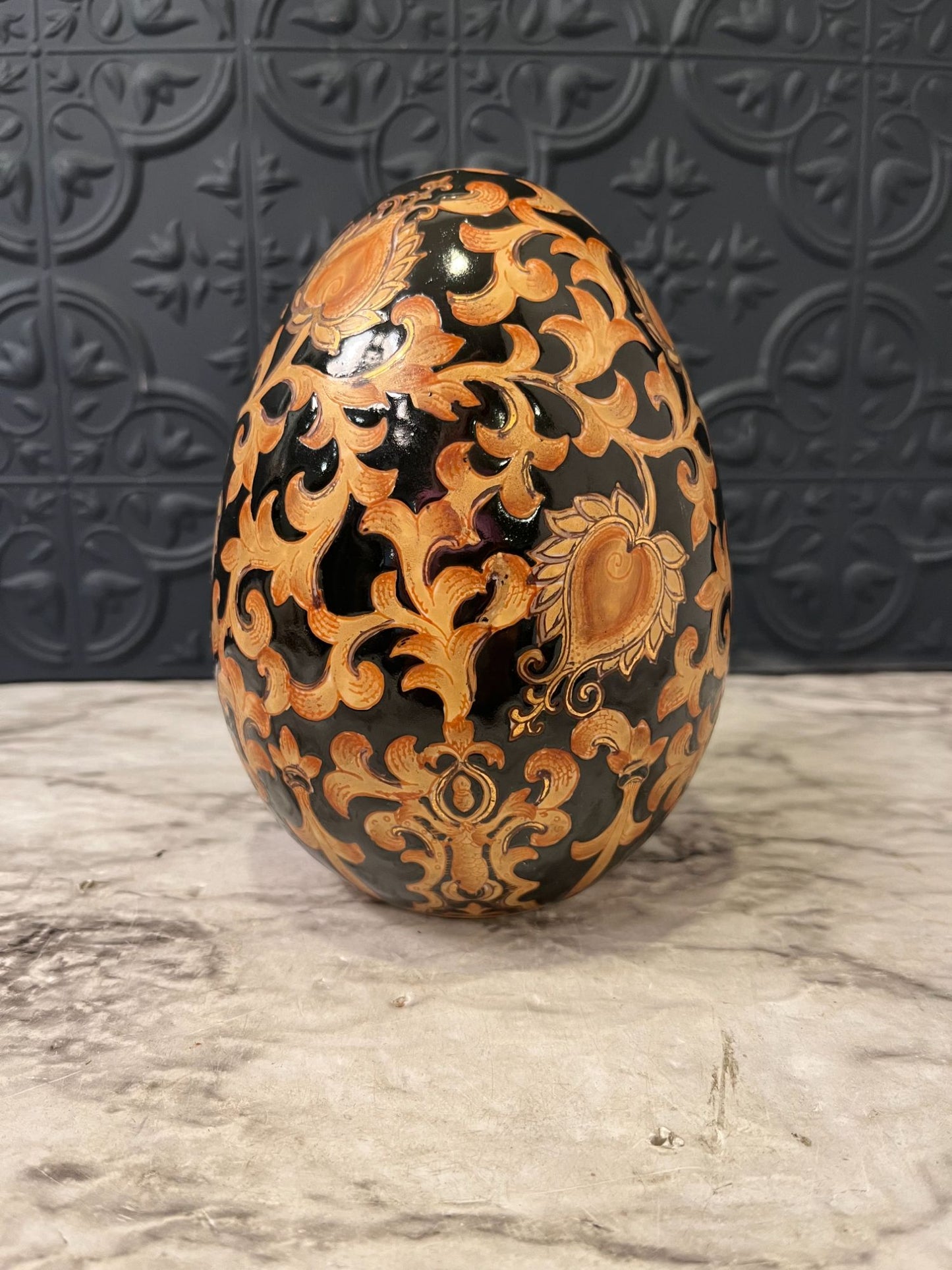 Black and Gold Egg