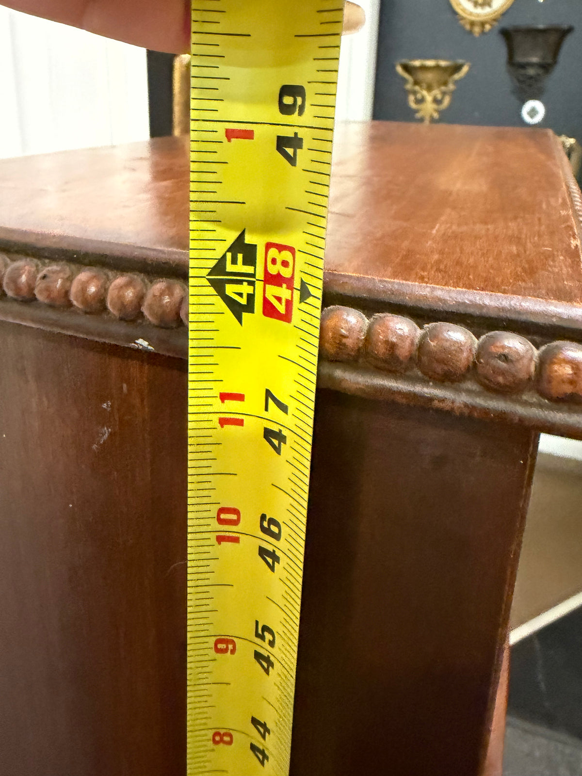 Small Wood Four Shelf Bookcase