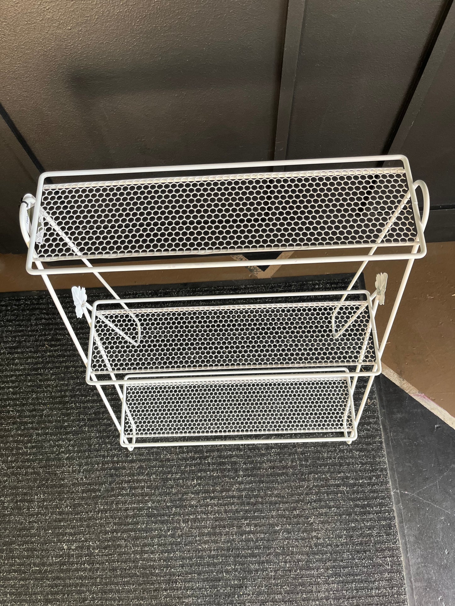 White Wire Plant Stand