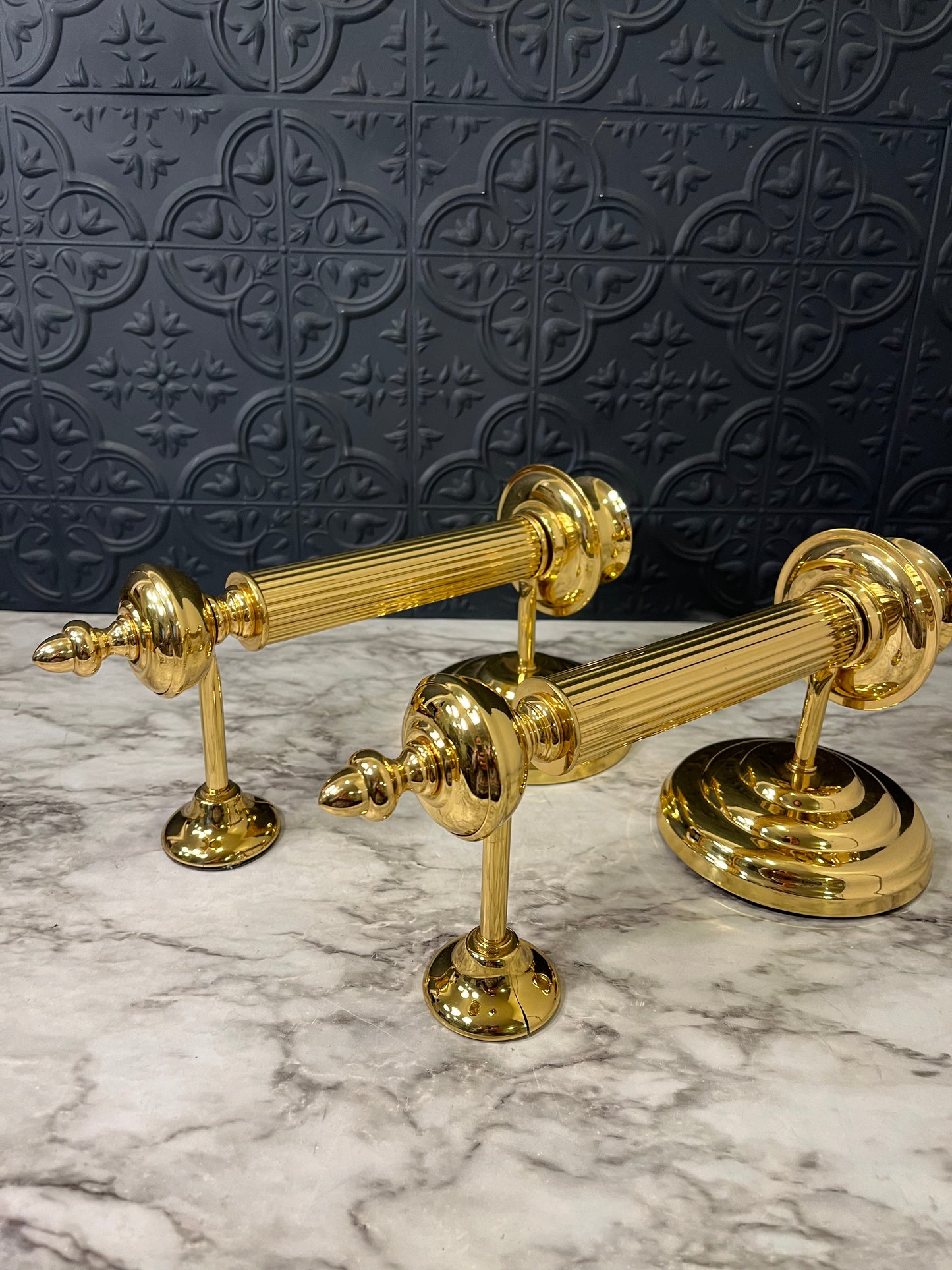 Copper Craft Brass candle Sconces x2