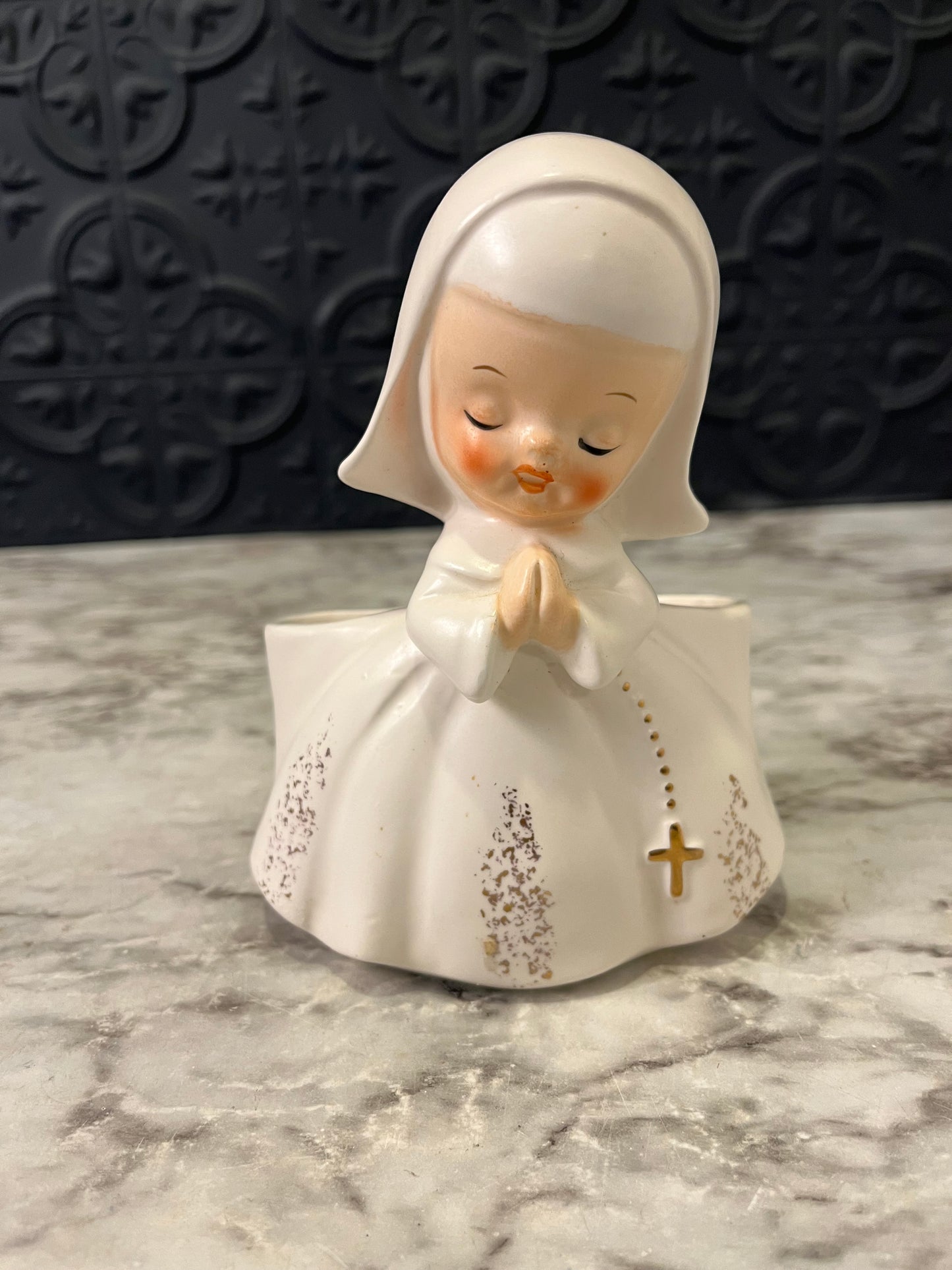 Napco Praying Nun Planter