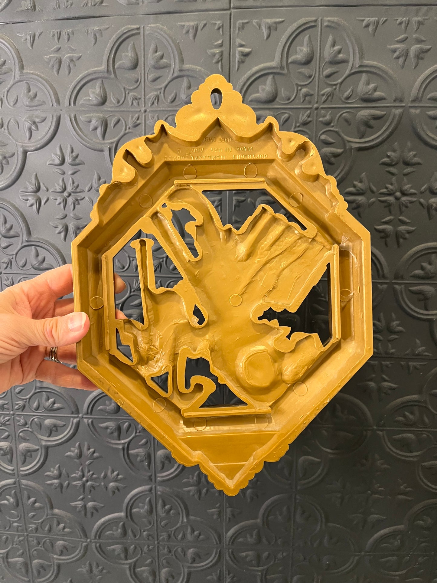Octagon Homco Musical wall Plaque Woodwinds