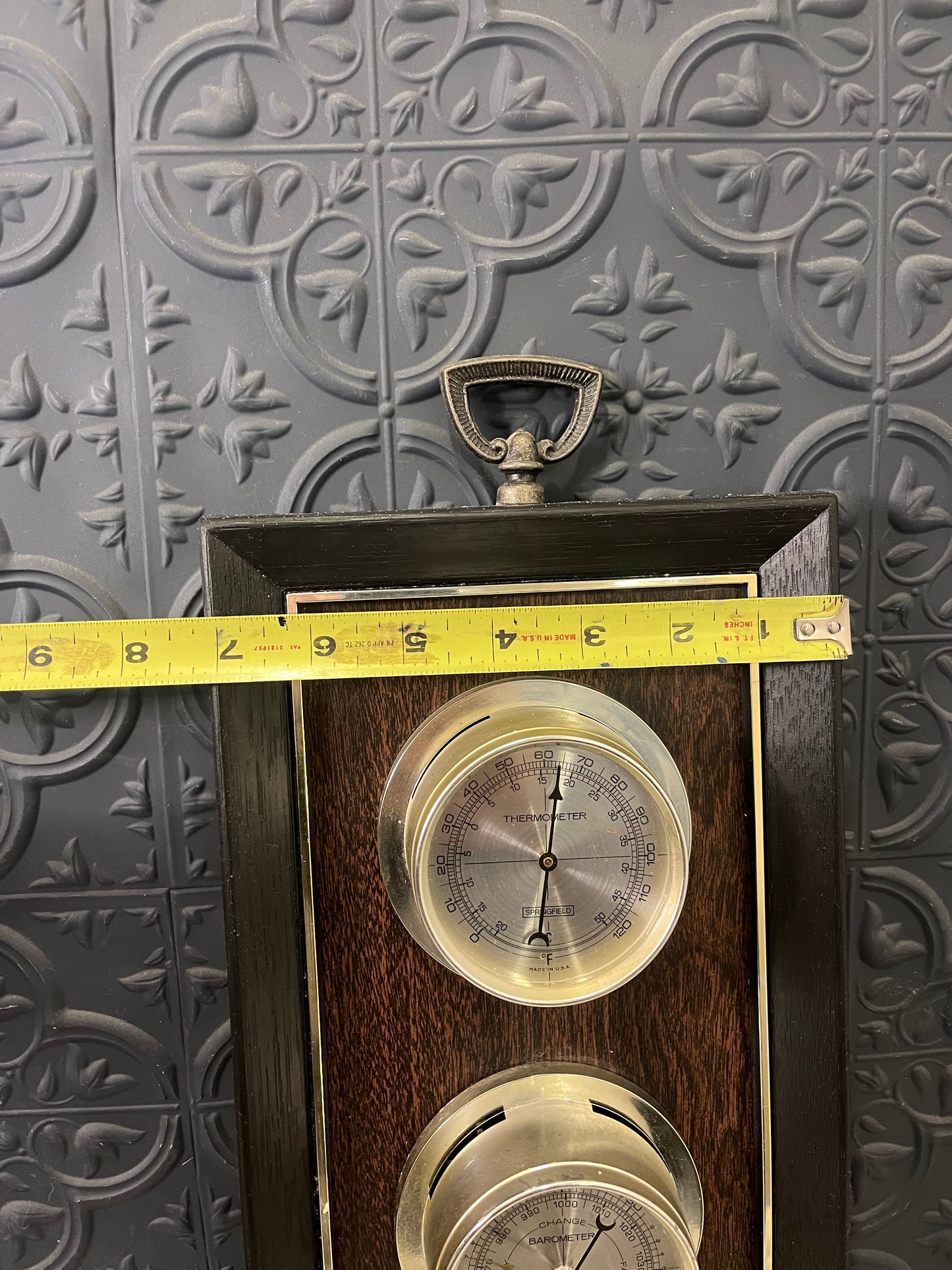 Weather Station by Springfield Faux Wood