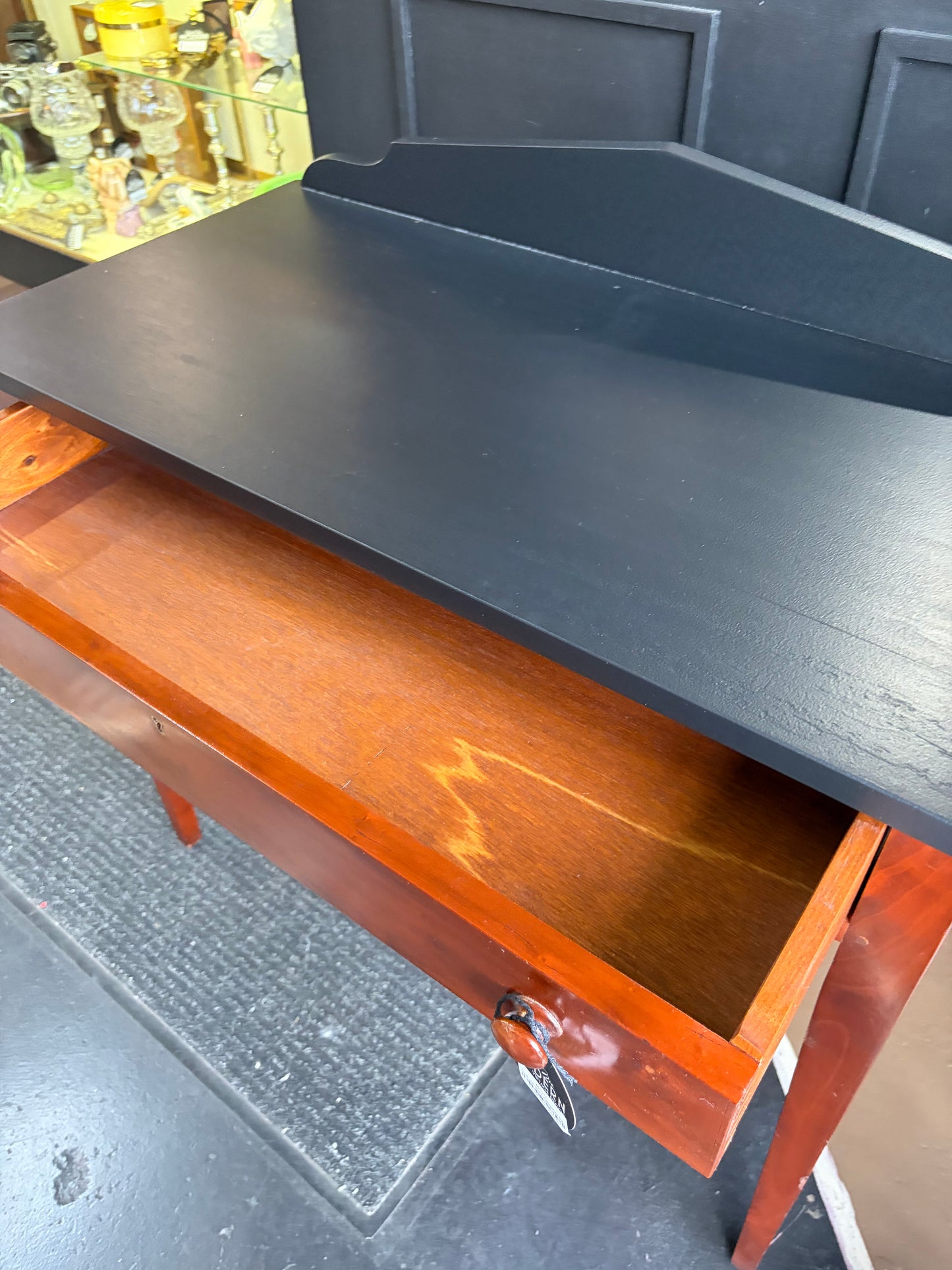 Desk with Black Refinished Top