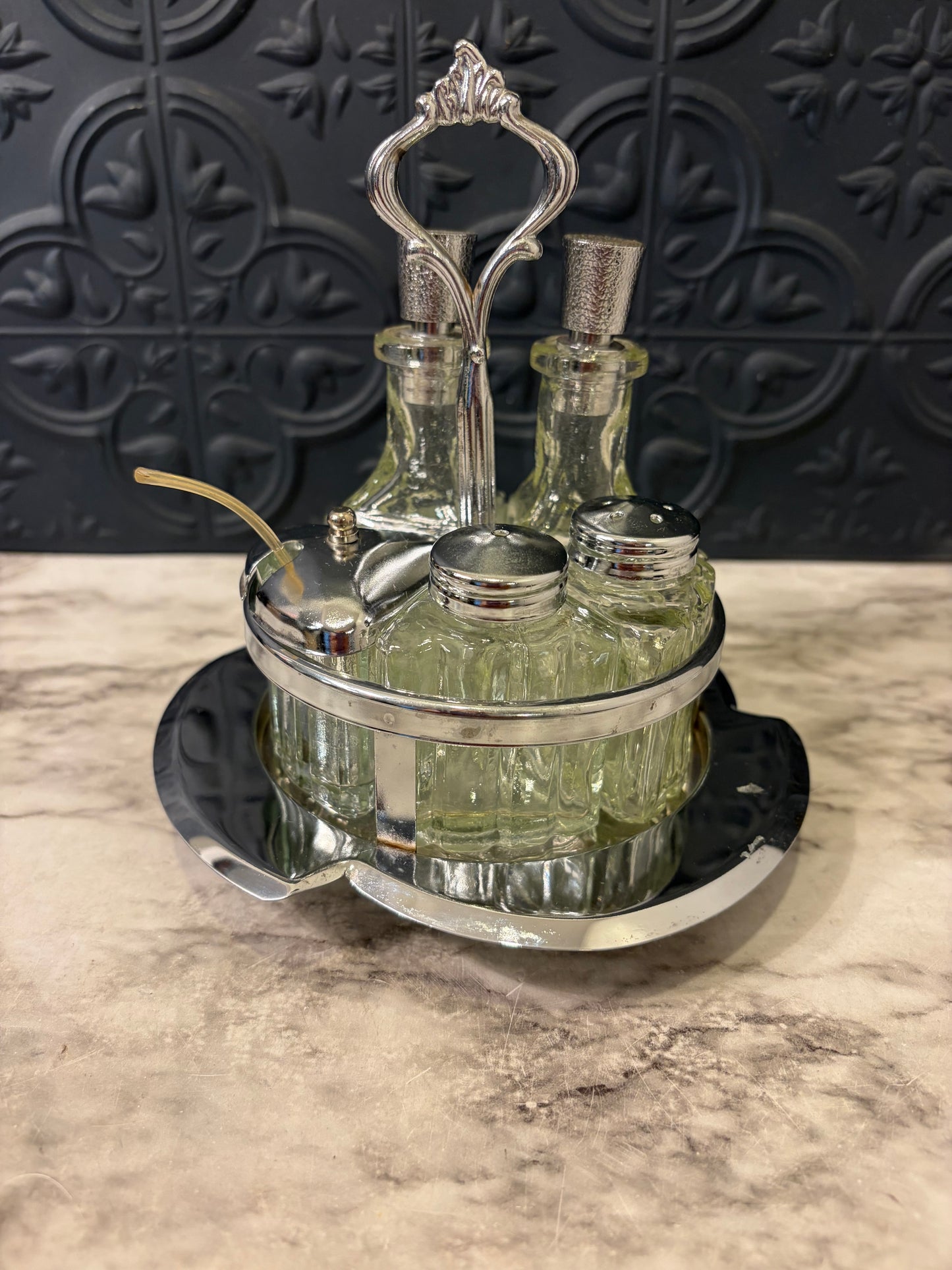 Vintage Condiment Caddy