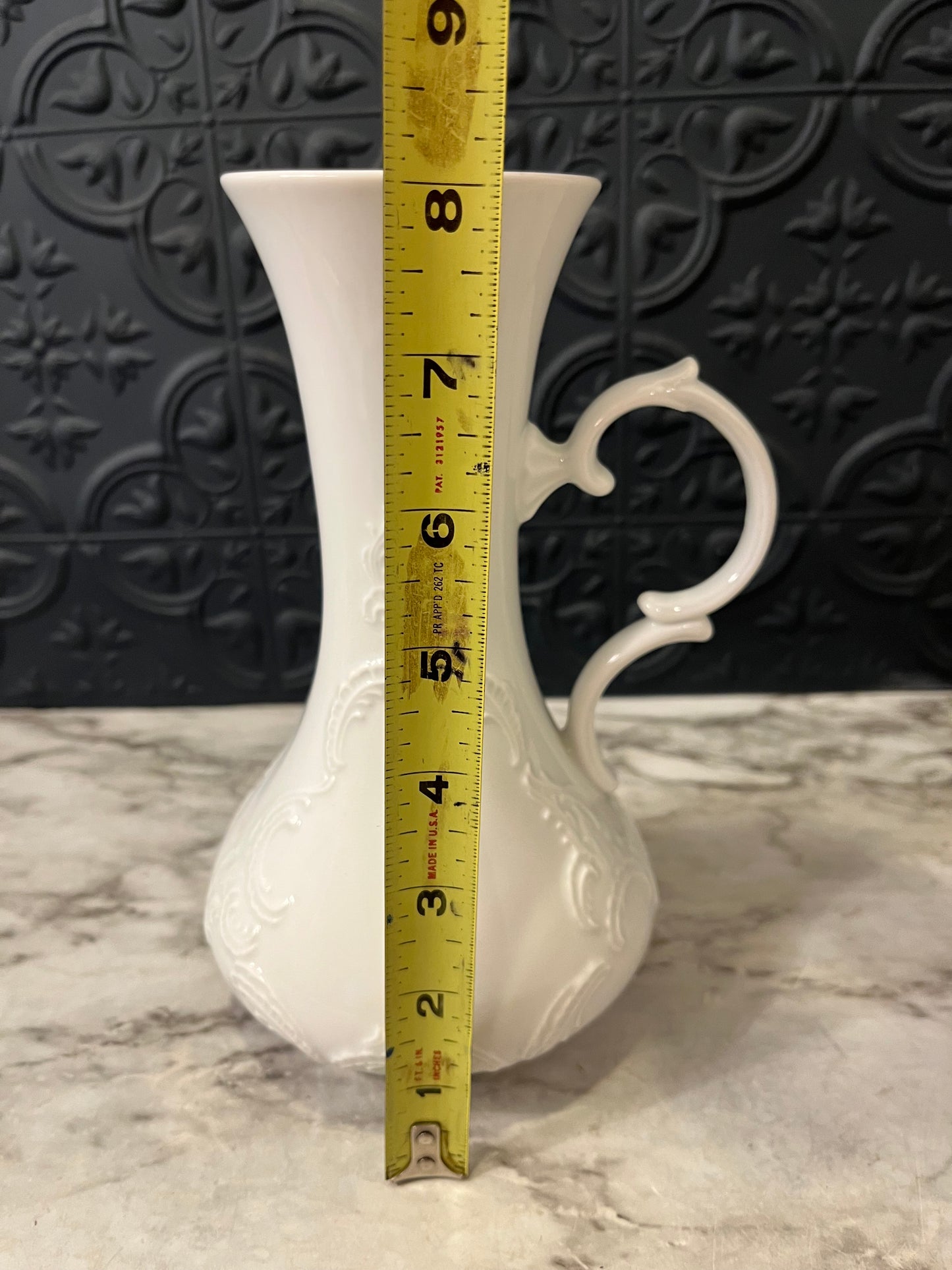 Bavarian White Pitcher/vase