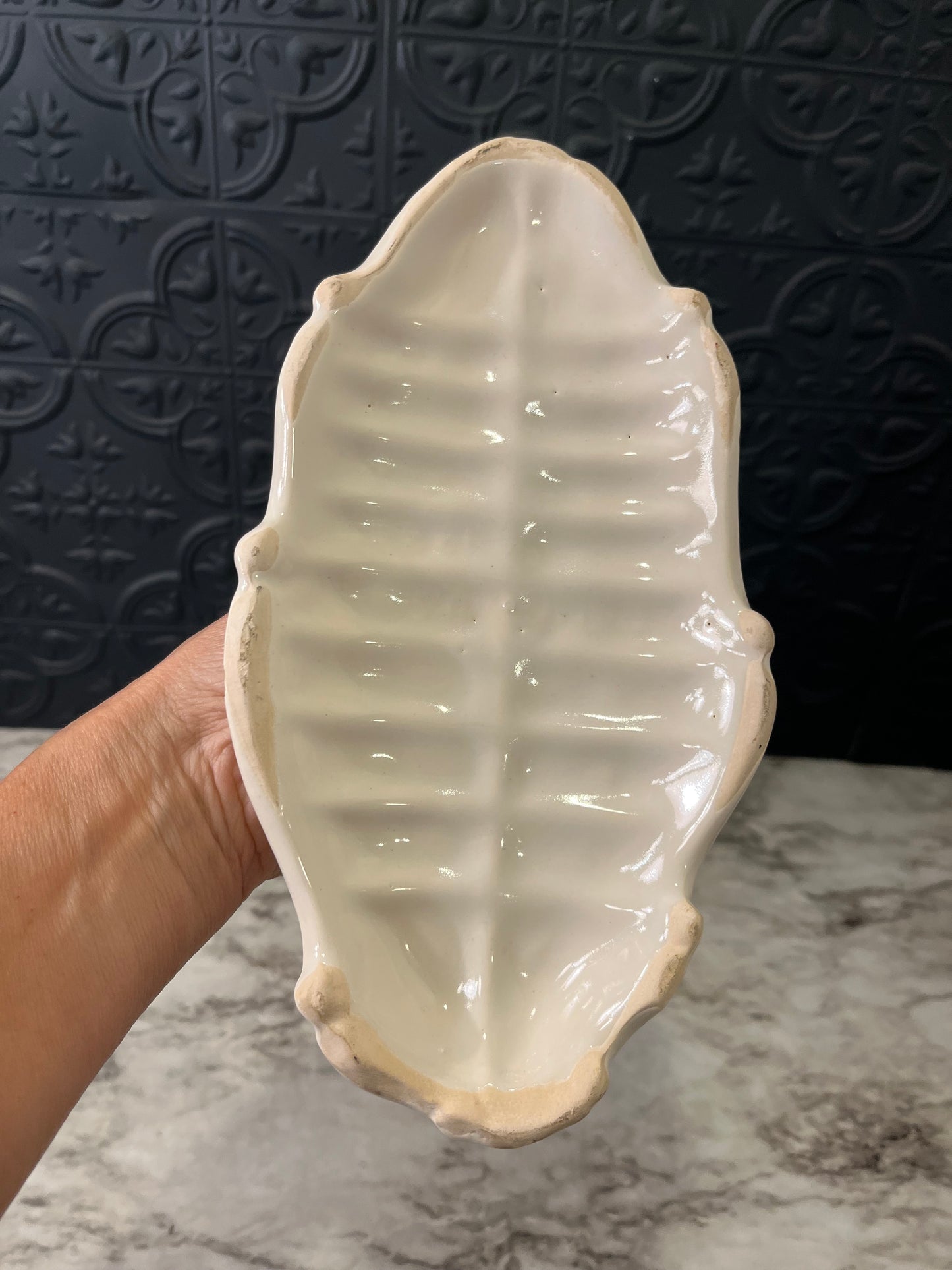 Vintage Ceramic Boot Vase AS IS