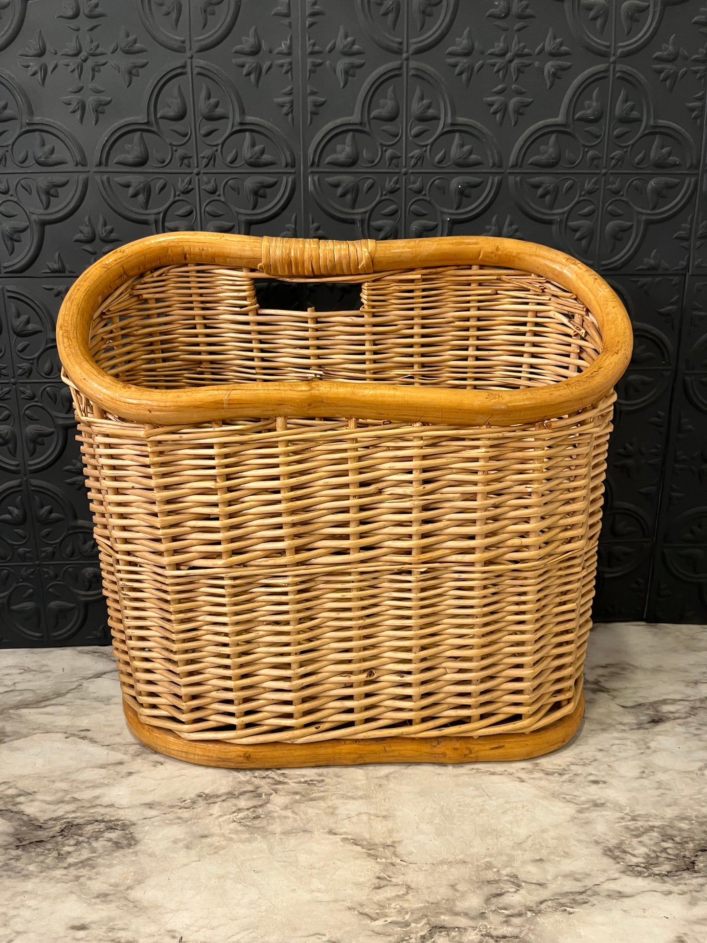 Bamboo Basket with Handle