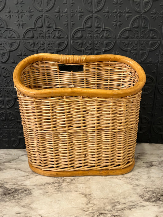 Bamboo Basket with Handle