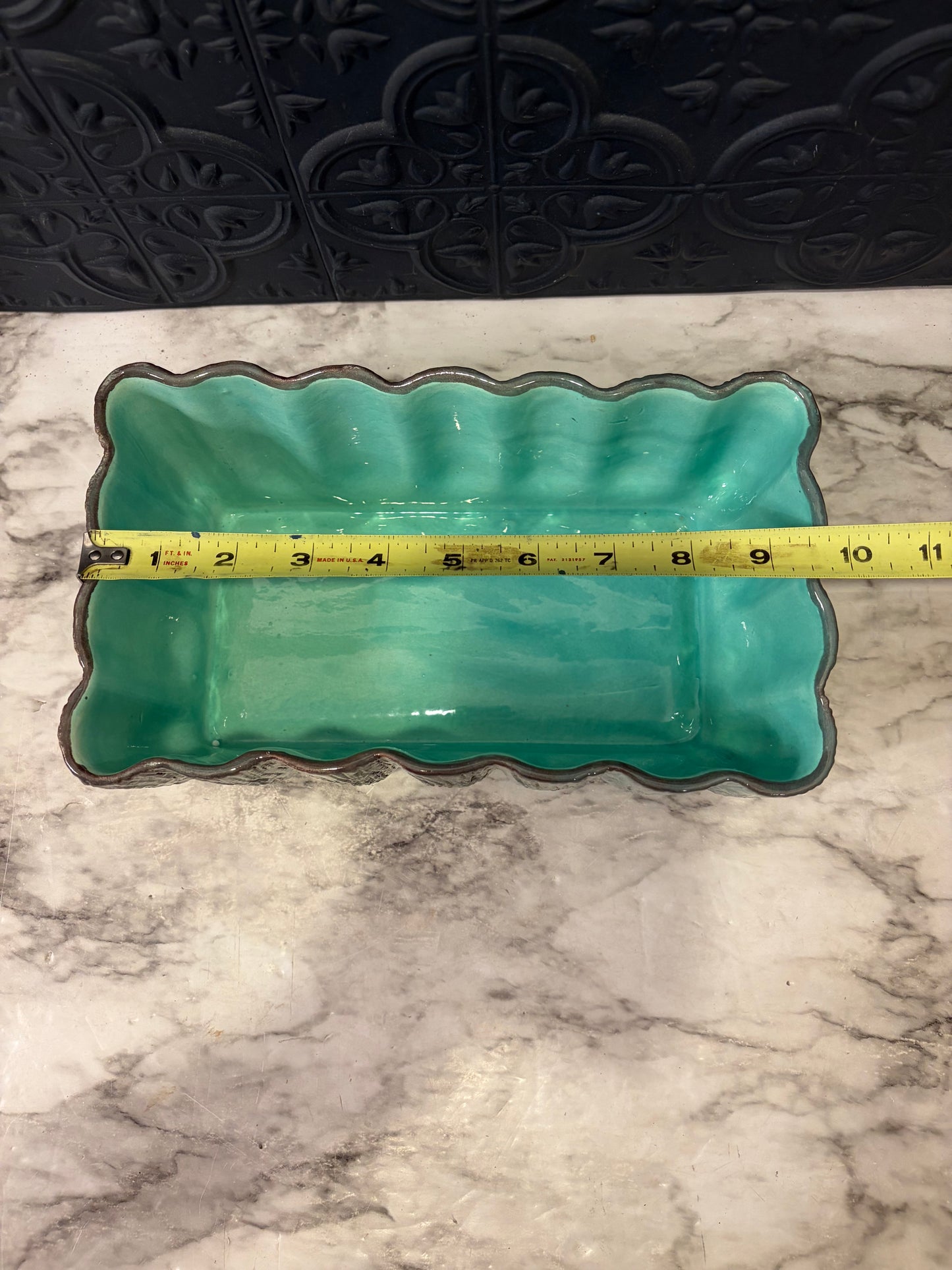 Mid Century Aborn California Turquoise Pot