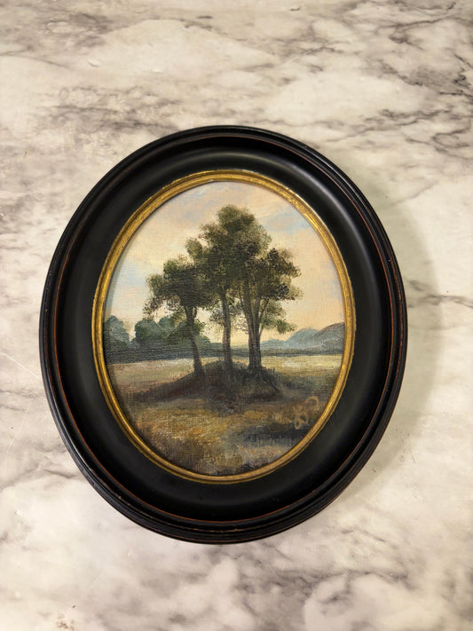 Three Trees on a Knoll original Painting by Jessie