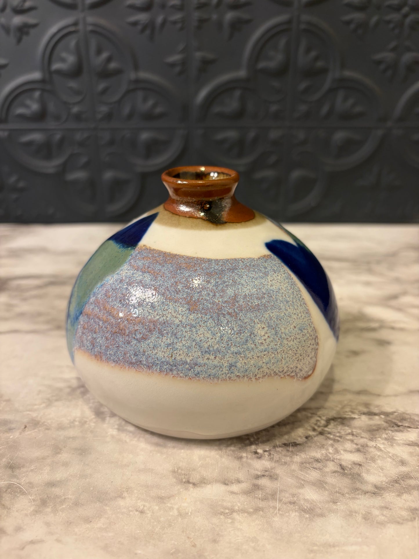 Round Squat Bud Vase Multi Color
