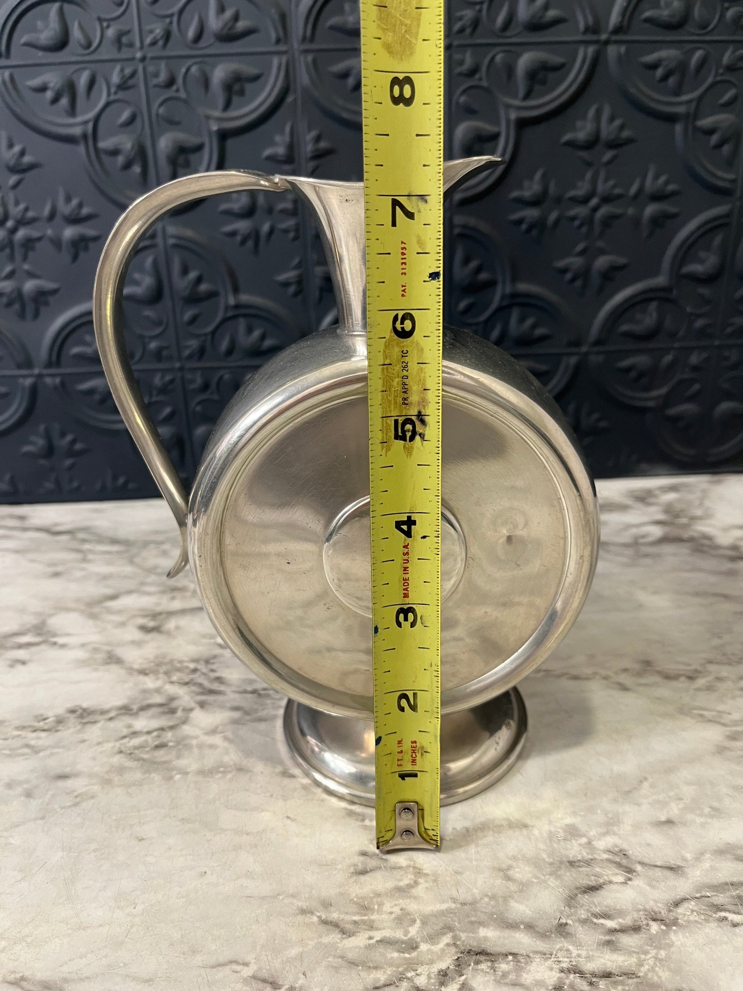 Norwegian Savo Tinn Pewter Pitcher