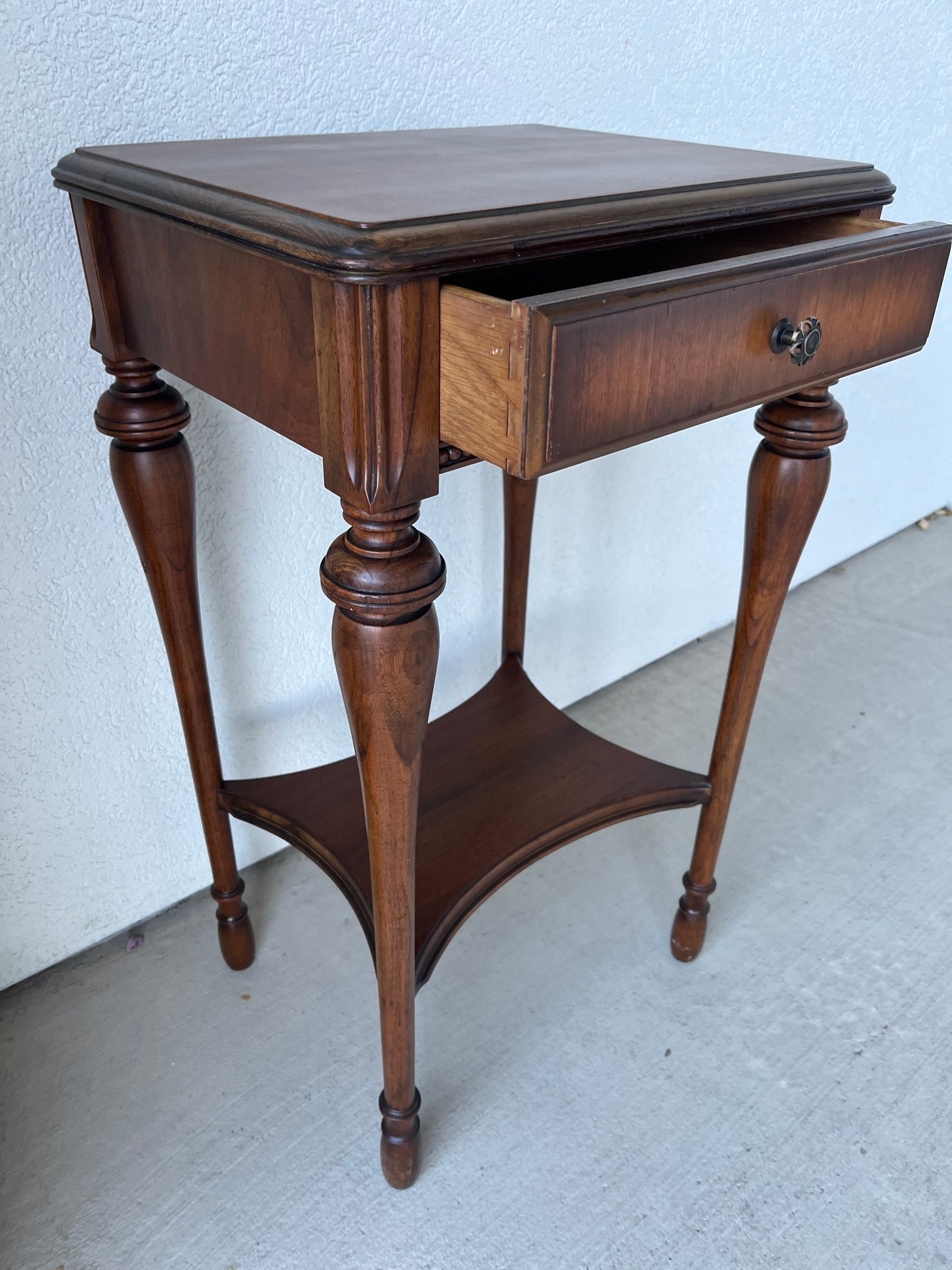 Vintage French Style Side Table with Drawer