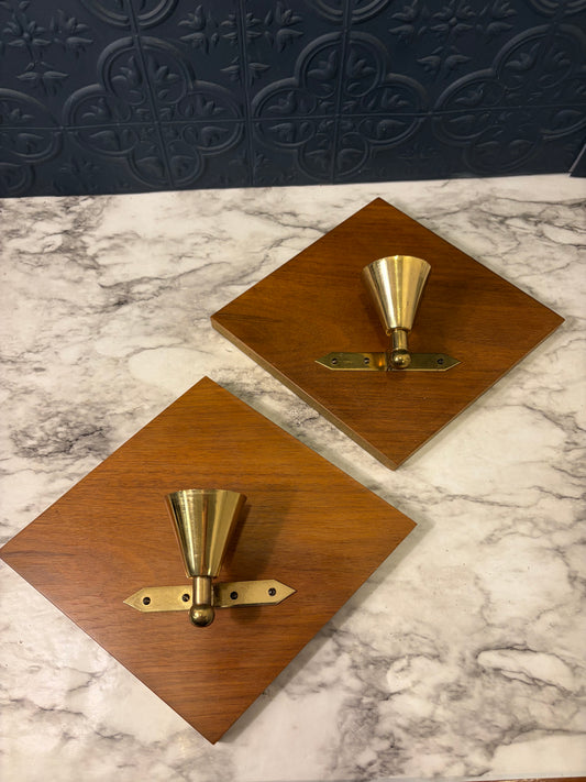 MCM Diamond Wall Sconce Set