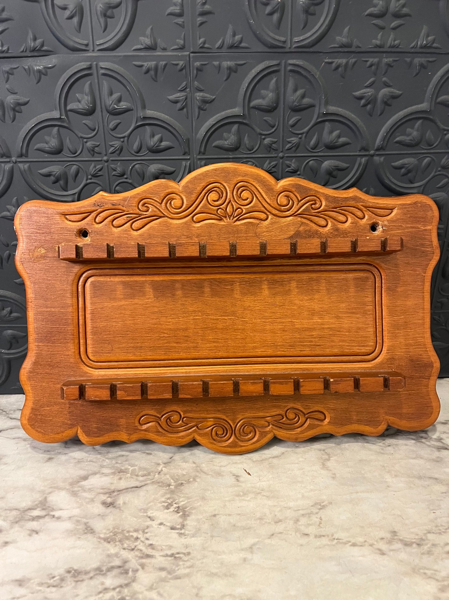 Wood Spoon Holder Display Rack