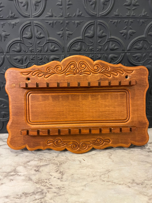 Wood Spoon Holder Display Rack