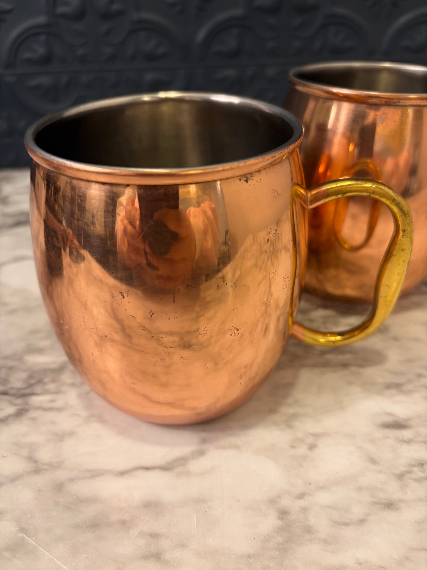 Godinger Copper Moscow Mule Mugs Set of 2